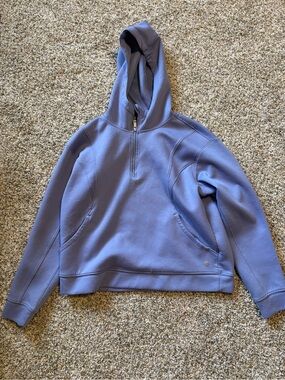 Apana Purple/Blue Half-Zip Hoodie